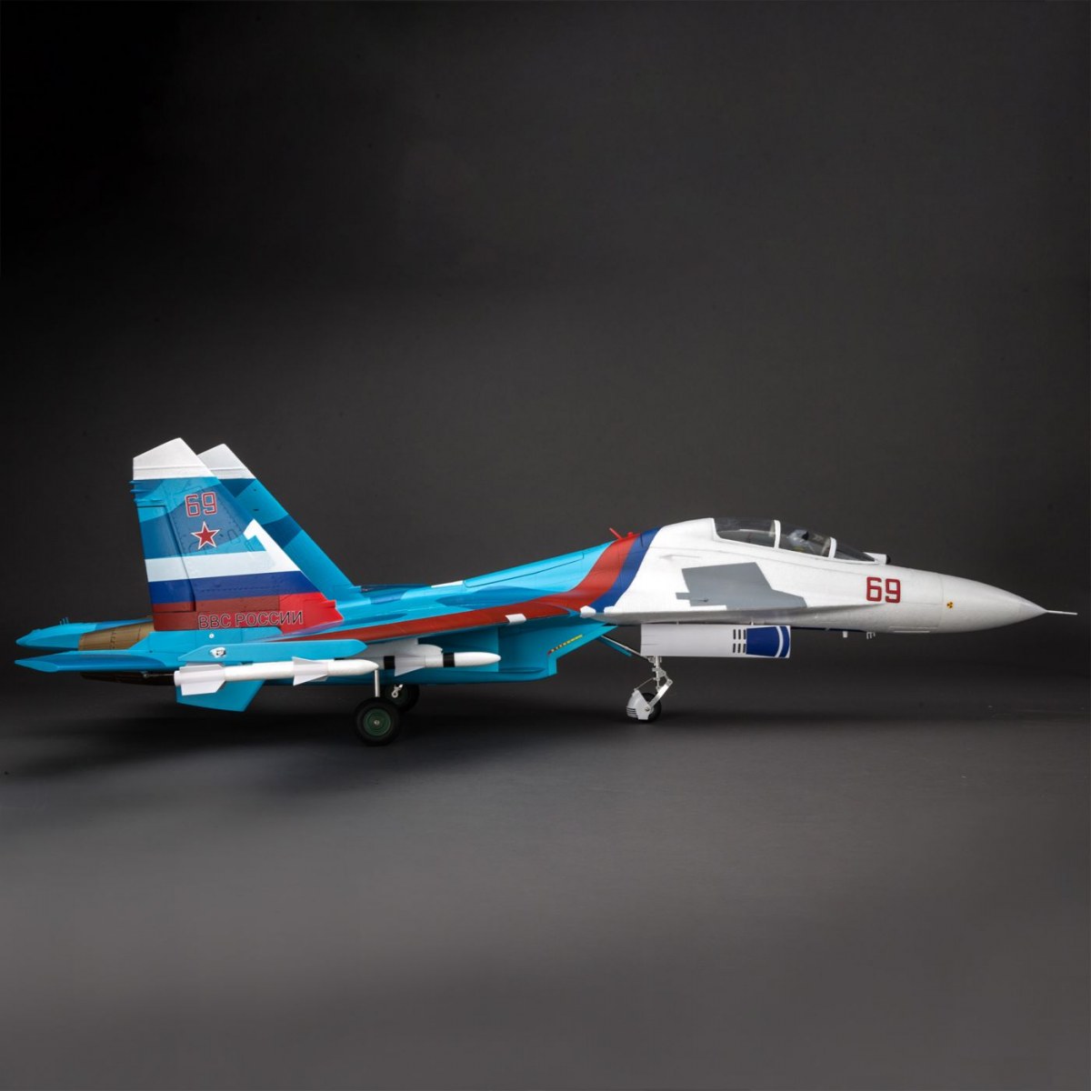 Радиуоправляемый самолет СУ-30 E-Flite Su-30 Twin 70mm EDF BNF Basic w/AS3X  & SAFE Select EFL01050 Купить с доставкой